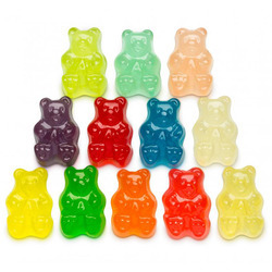 Assorted Gummi Bears, 12 Flavors 4/5lb